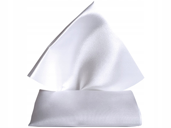 BIAŁA GŁADKA POSZETKA WYPUSTKA BUTONIERKA