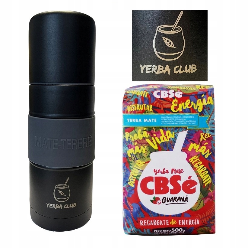 Levně Sada CBSe Energia Yerbomos All In One Matero Bombilla Yerba Club 500 ml