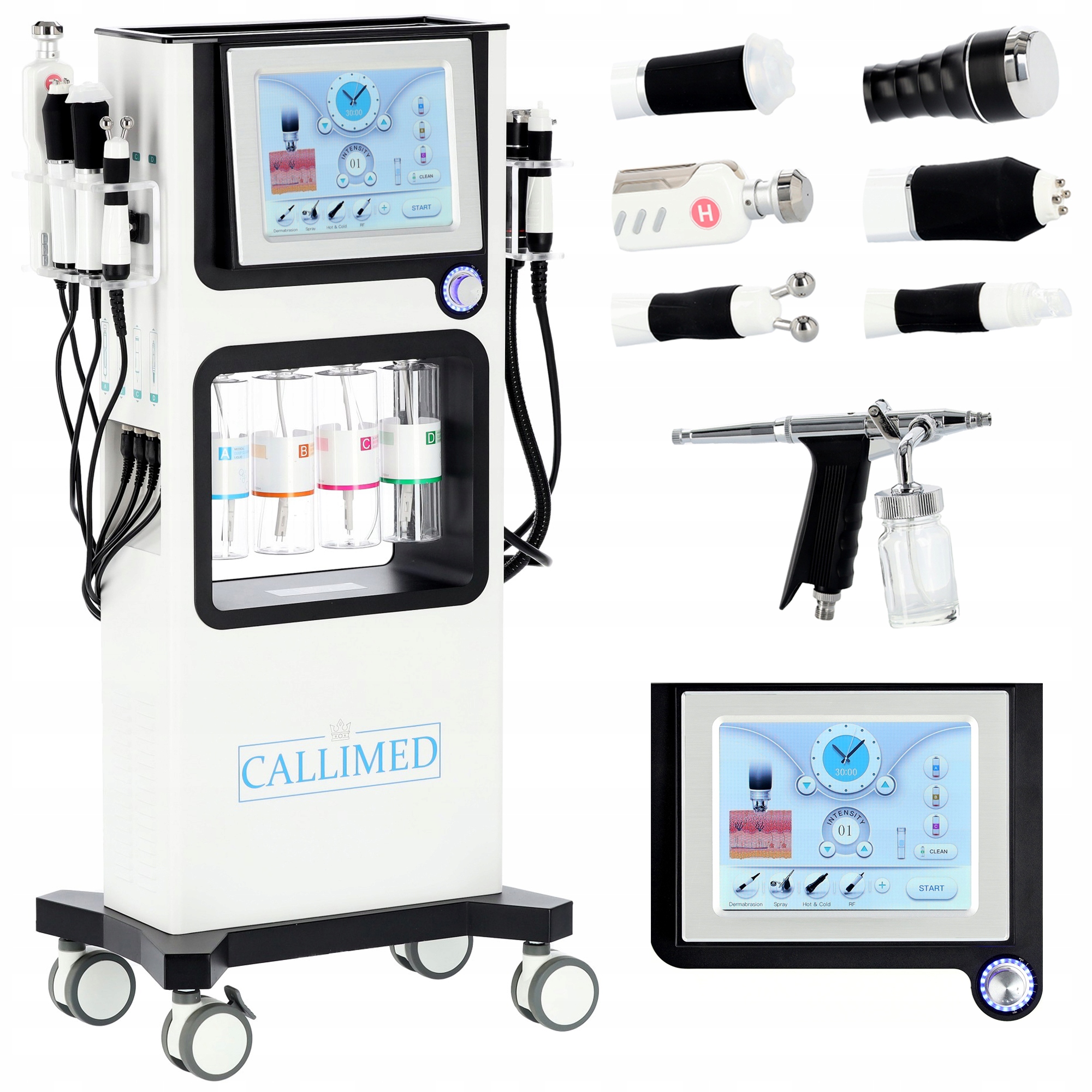 Vodíkové čištění hydradermabrazi mikrodermabrazi 7v1