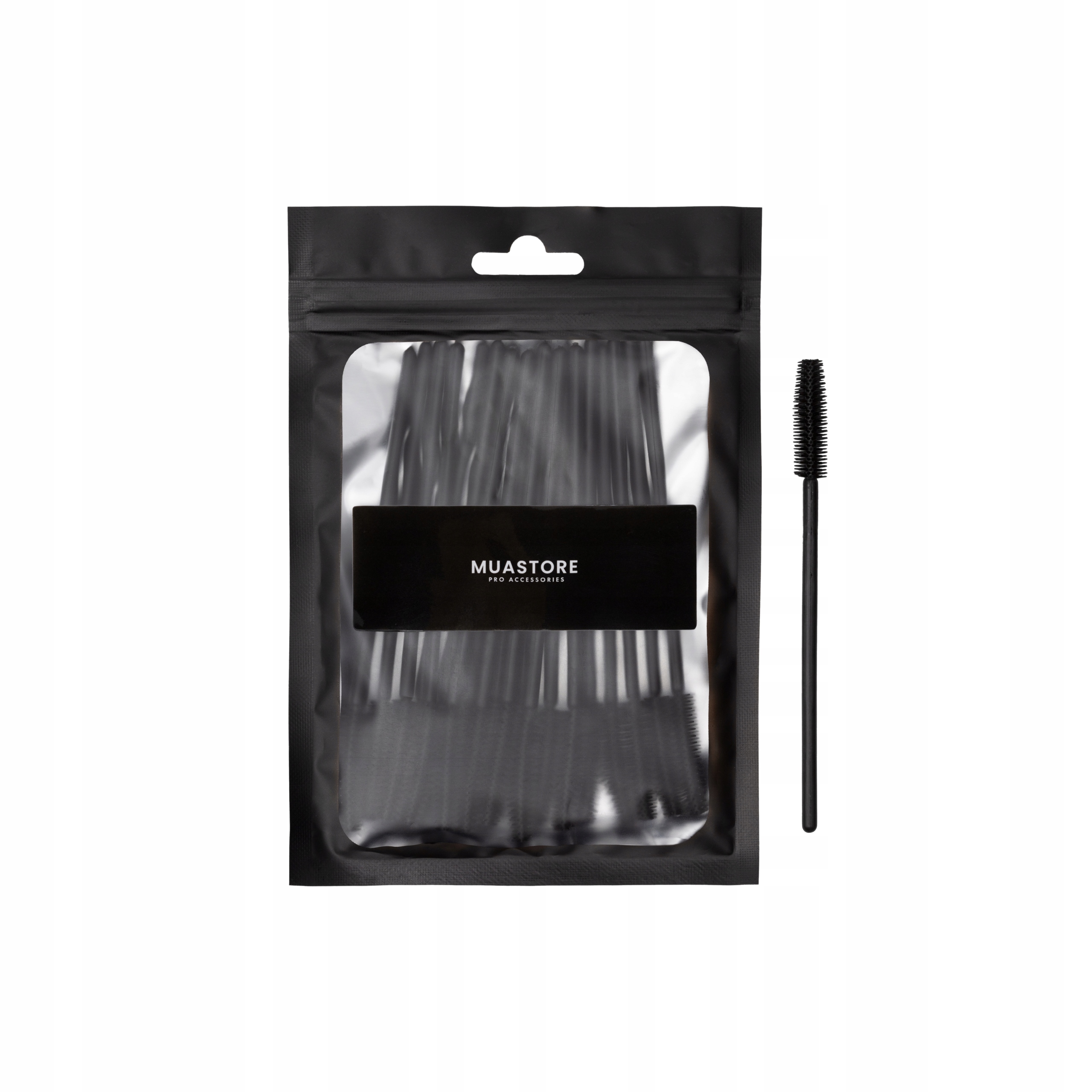 Muastore Szczoteczki Do Rzęs Czarne 20szt