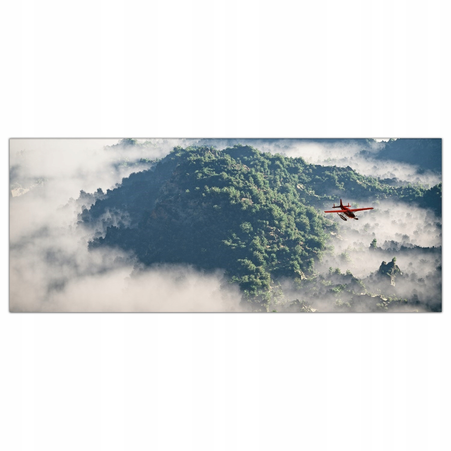 Letadlo Hory Nebe 125x50 Ochranný kuchyňský panel