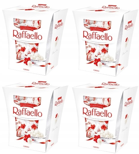 4x 230g Ferrero Raffaello praliny duża bombonierka