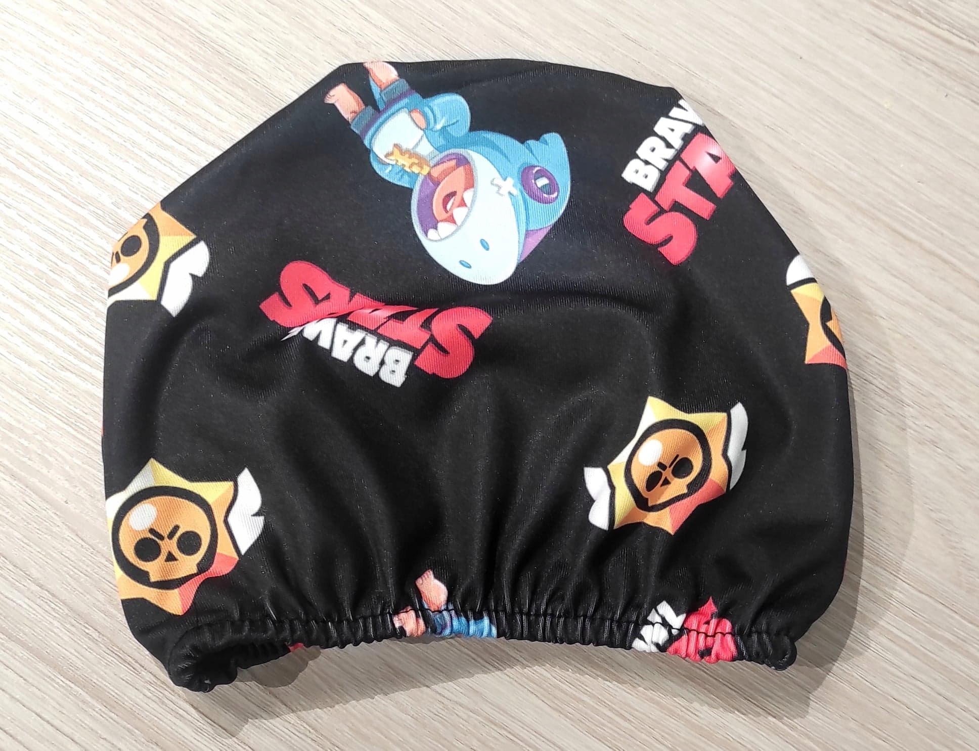 Czepek kąpielowy na basen czarny BrawI