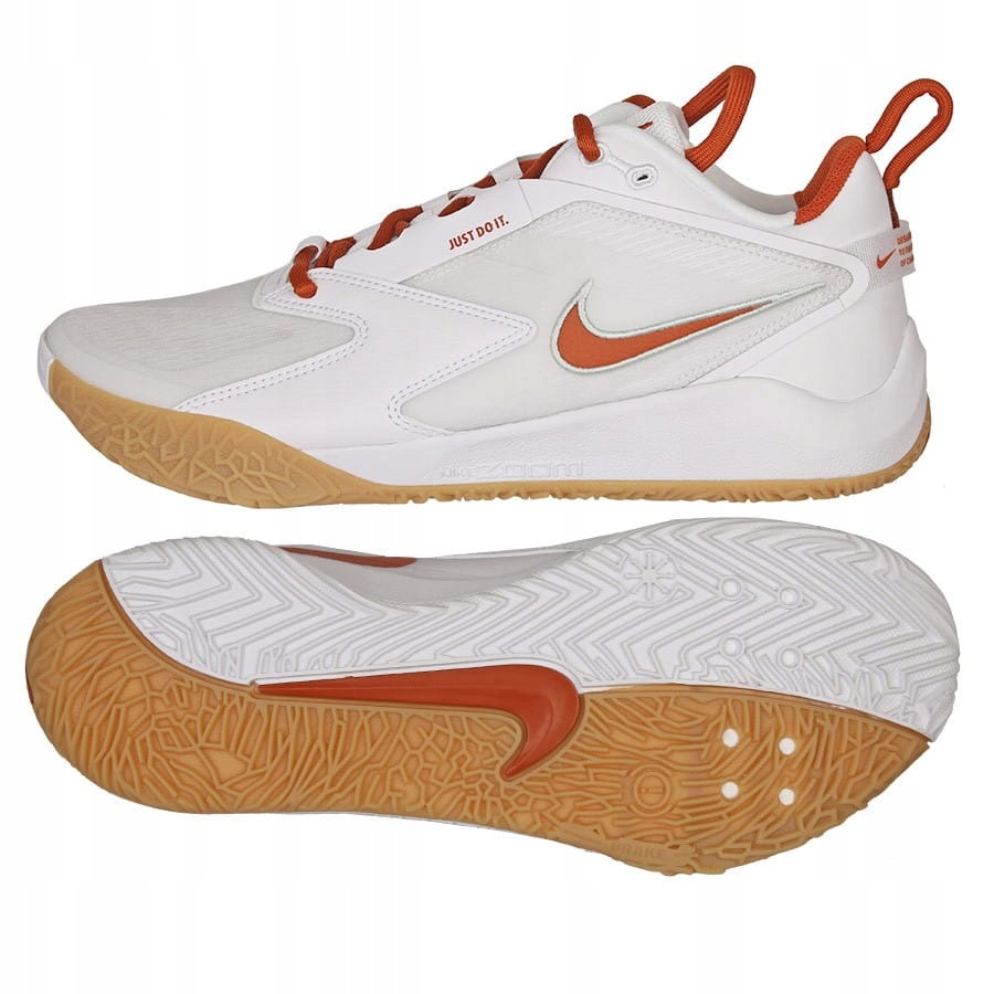 Buty Nike Air Zoom HyperAce 3 FQ7074-104 44 1/2, Biały 44 1/2, Biały