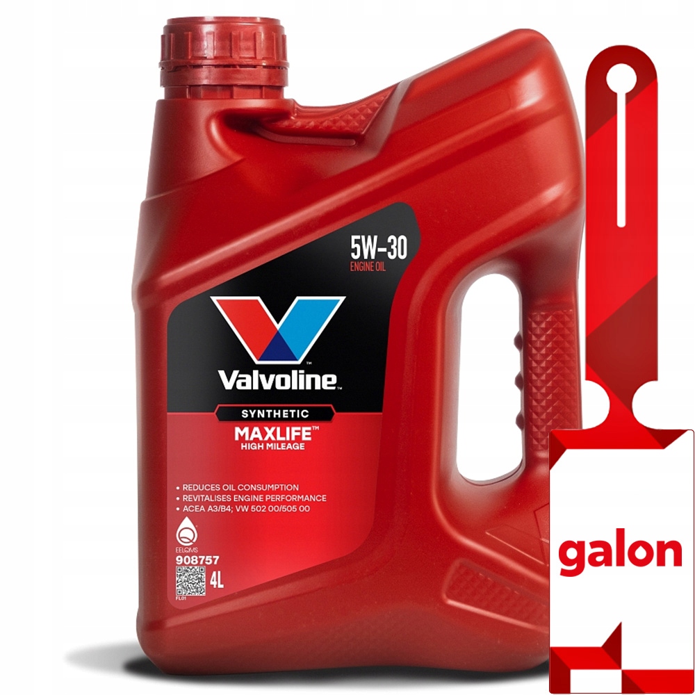 Valvoline Maxlife A3/B4 5w30 4L syntetyczny olej silnikowy