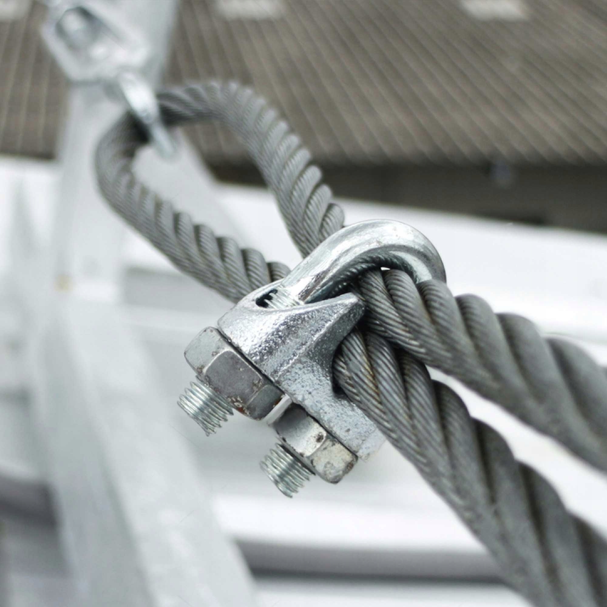 10x ZACISK LINOWY KABŁĄKOWY DO LIN OCYNKOWANY 6MM Marka Bauster