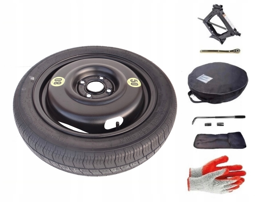 Dojezdové kolo 15 Volkswagen Up! I (2011-)+ Sada