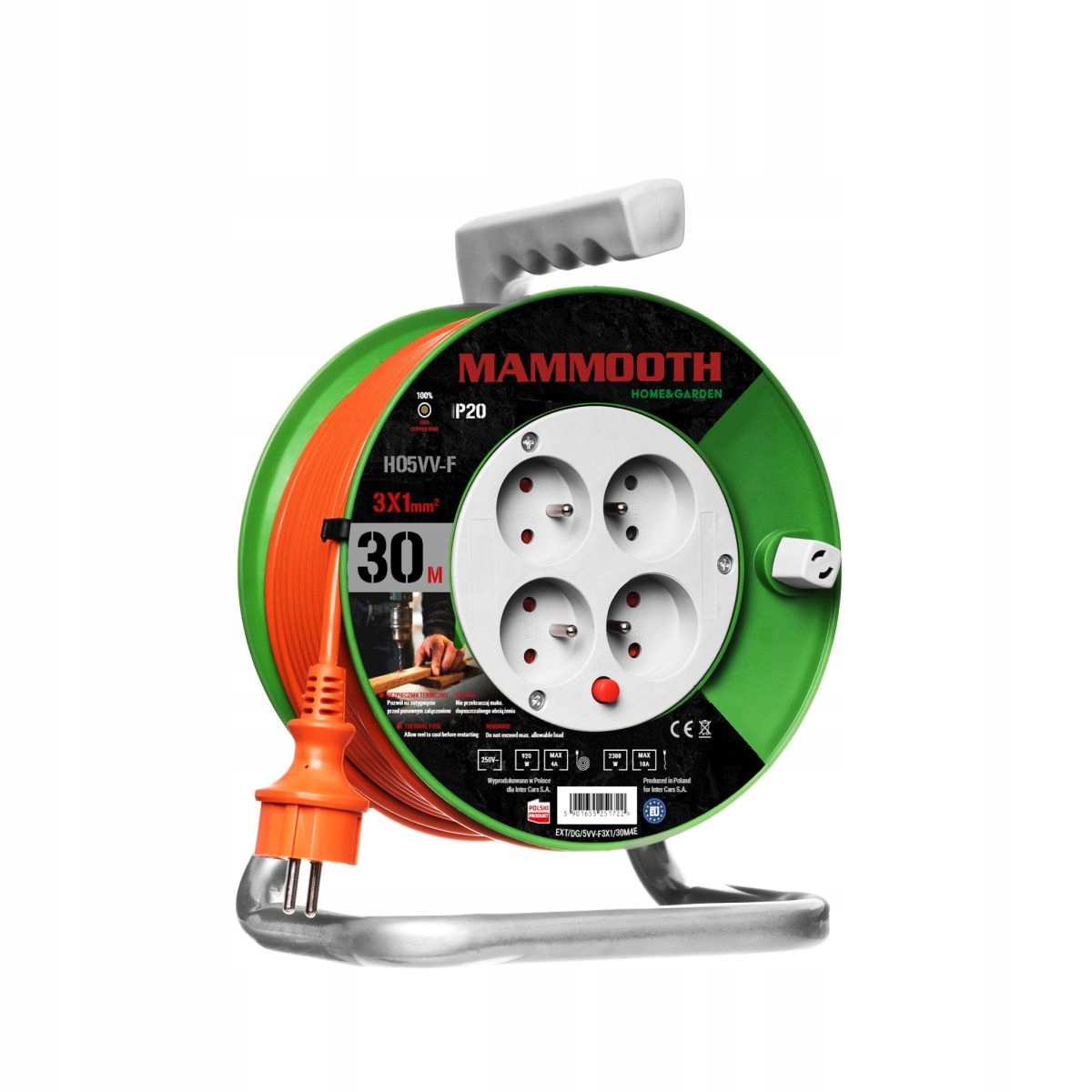 

Przedłużacz elektryczny Mammooth EXT/DG/5VV-F3X1/3