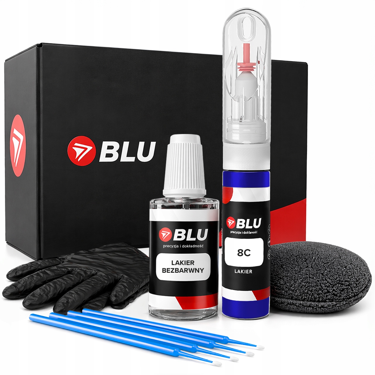 8CWAWWA Klar zaprawka samochodowa lakier niebieski blazerblue do Ford Blu