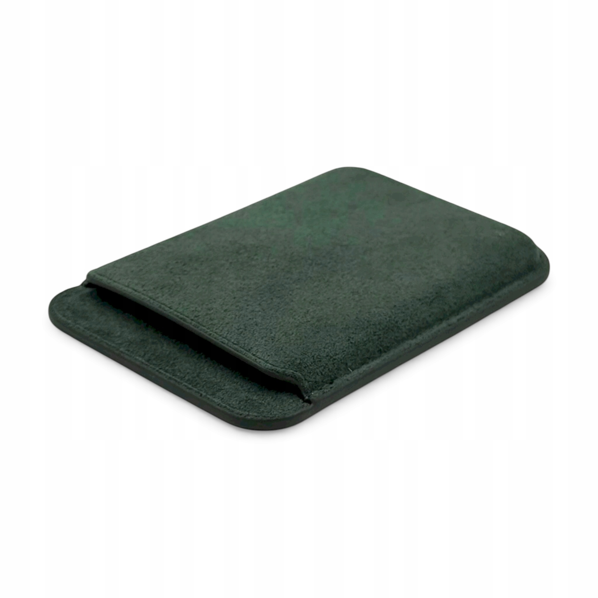 Magnetický Cardholder Peněženka Panda Carbon AlcanPanda Zelená Alcantara