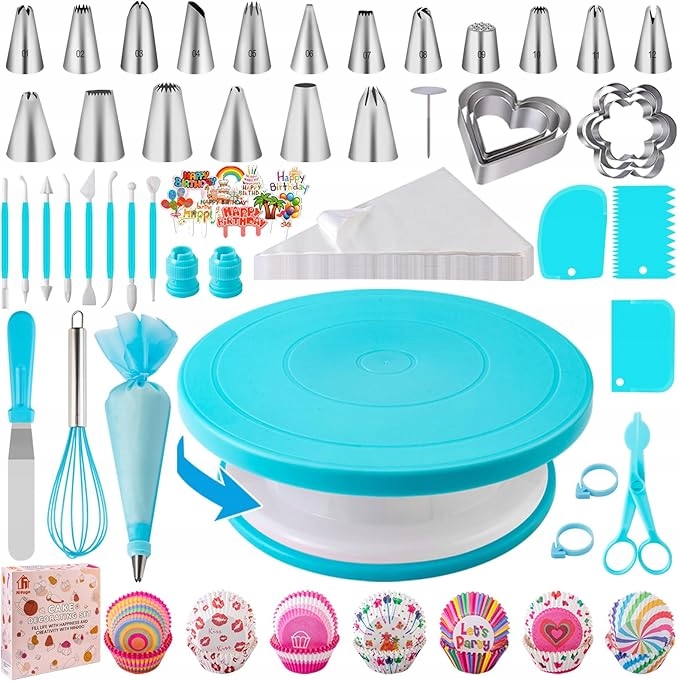 Levně Sada kuchyňského náčiní Nifogo na zdobení dortů, 28 kusů 5 Kusů