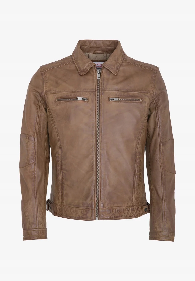 Lee Cooper Bomber pánská pilotní bunda Barva hnědá Brix Velikost.XXL