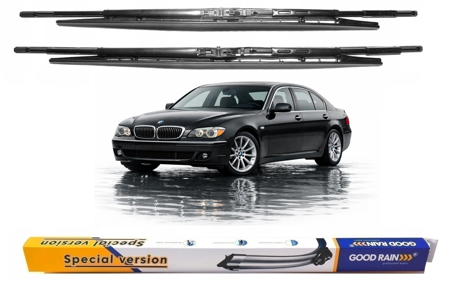 2x Wycieraczki Samochodowe 625mm Przód Pióra Bmw Serie 7 E65 E66 2001-2008r
