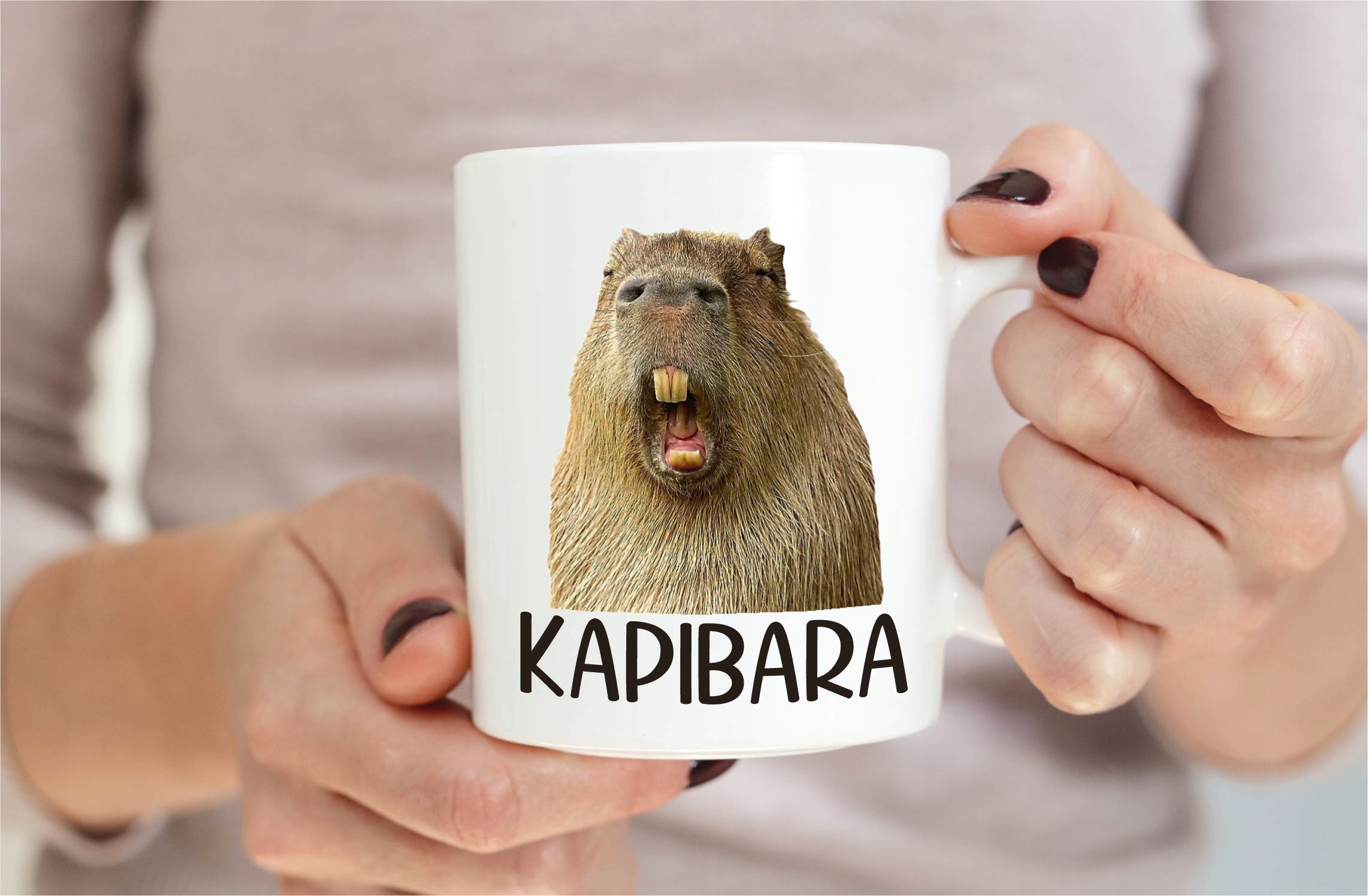 KAPIBARA kubek prezent 330ml kartonik Marka inna