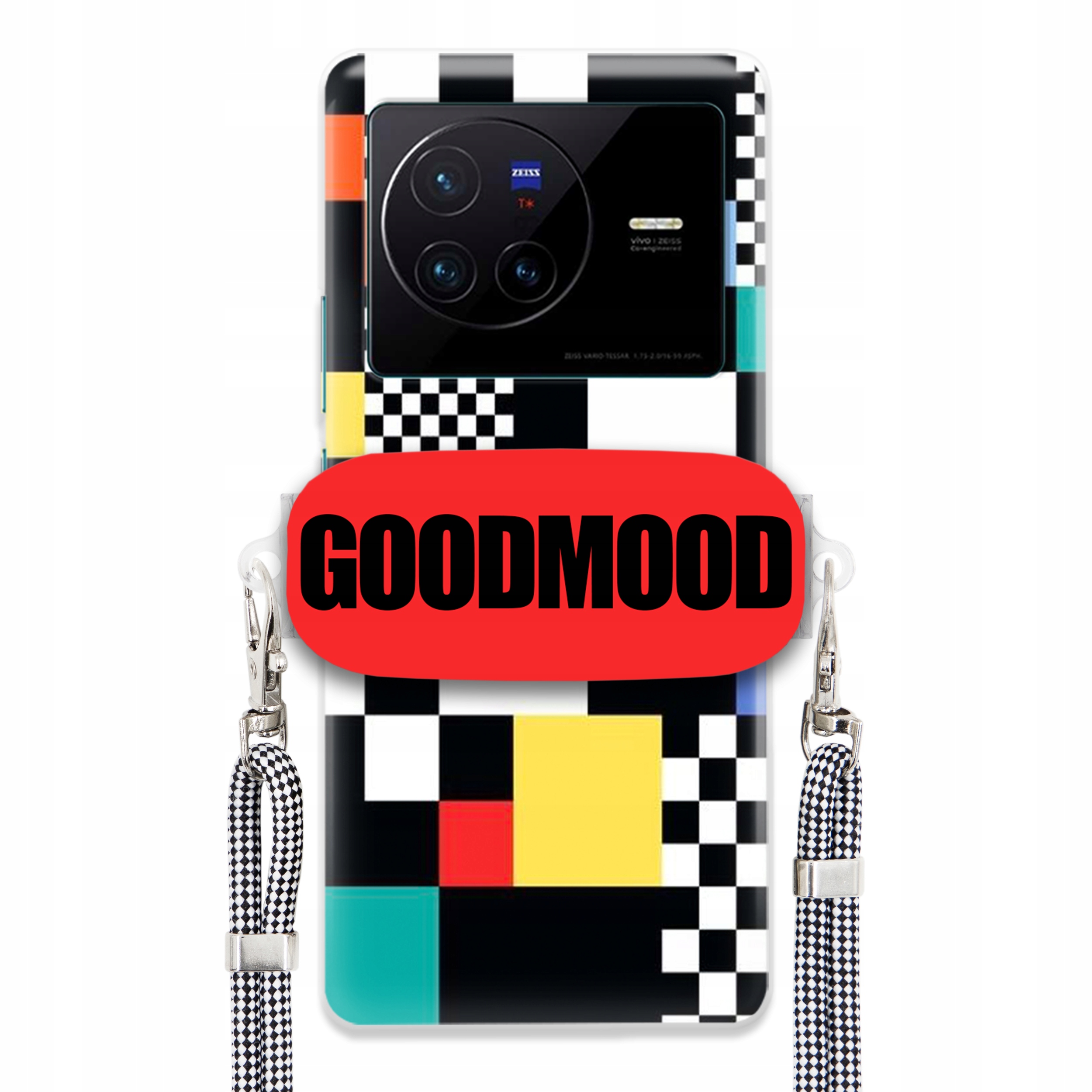 Puzdro Pre Vivo X80 Case Držiak Na Vodítko Na Telefón Pixelart Goodmood MIX Wz