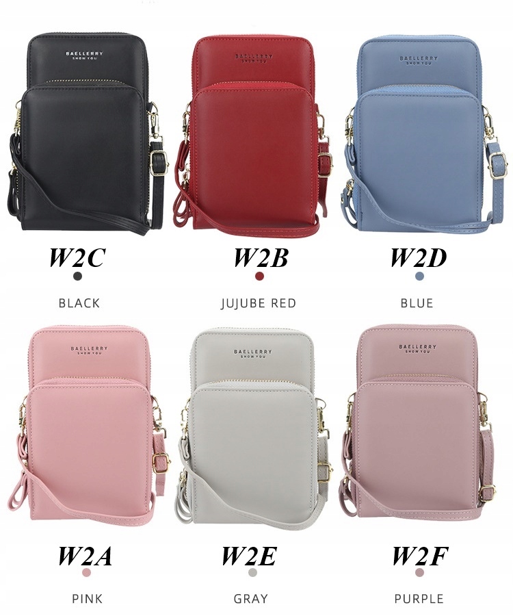 Torebka Etui Na Ramię Telefon Portfel Kopertówka Model W02