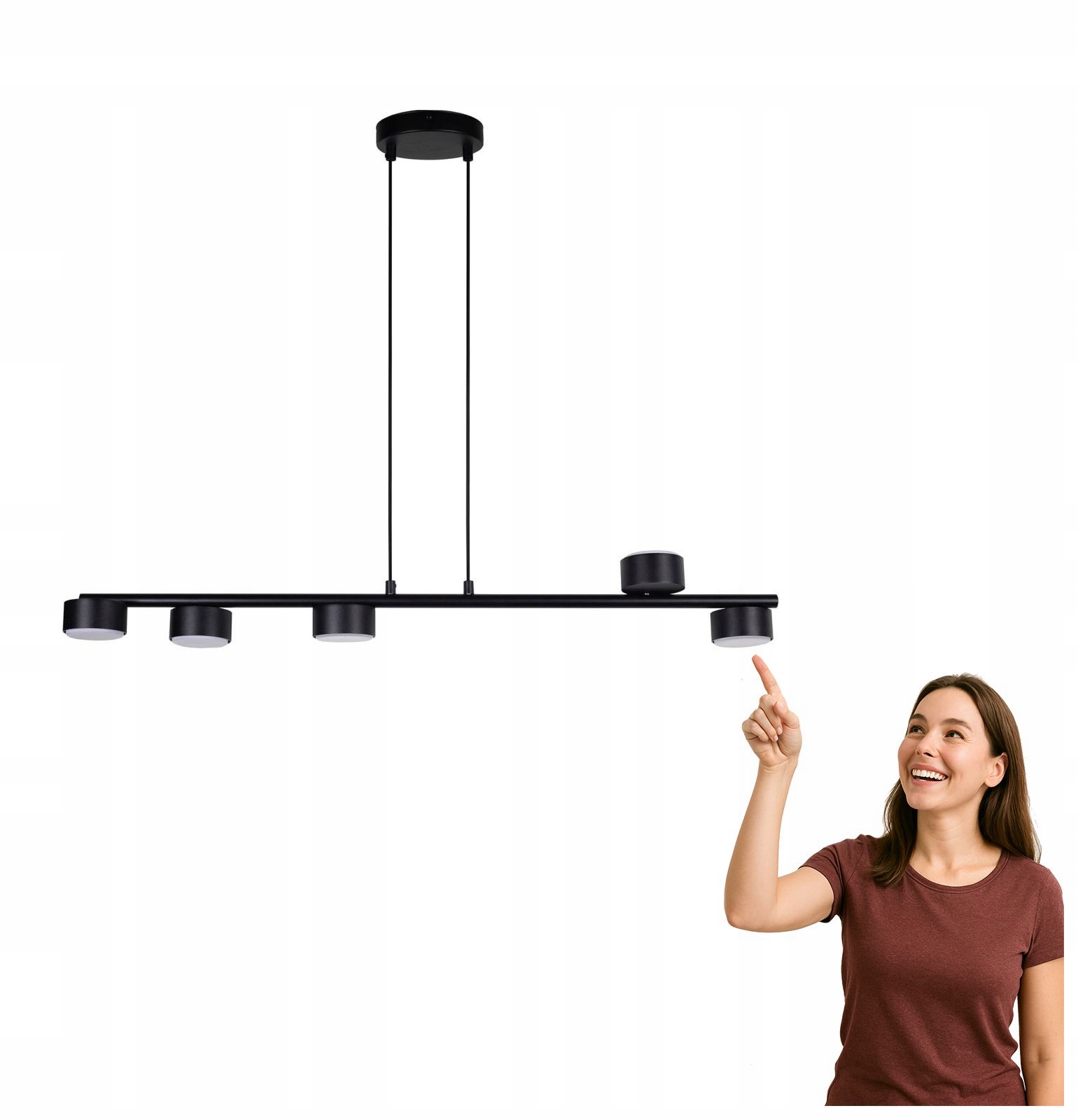 Závesná lampa Punto 5 40822 Sigma Lighting