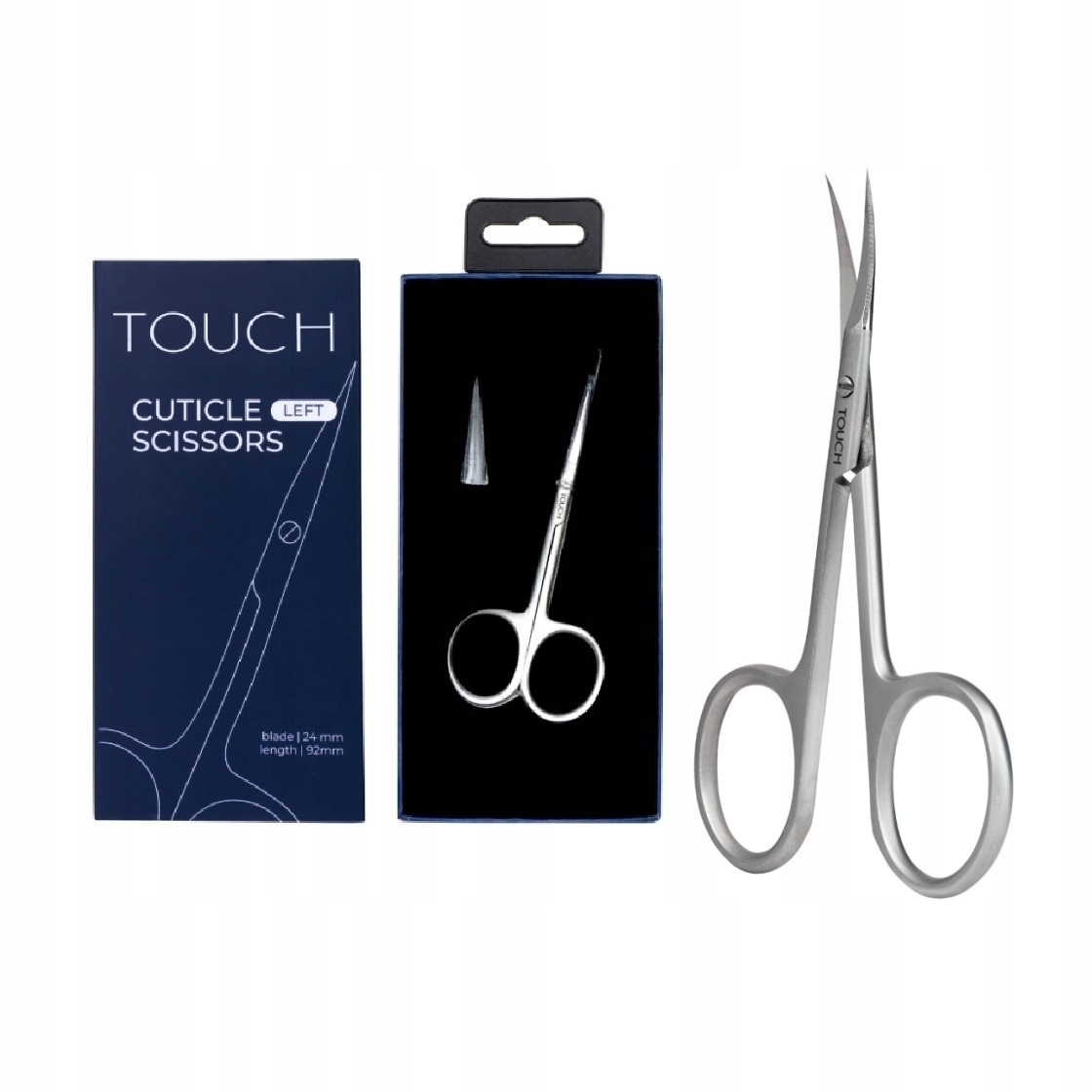 Nůžky na kůžičku pro leváky Touch Cuticle Left Scissors 24 mm/92 mm