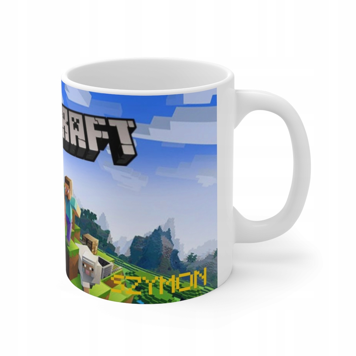 KUBEK z motywem Minecraft z imieniem GRATIS! Kod producenta seled11