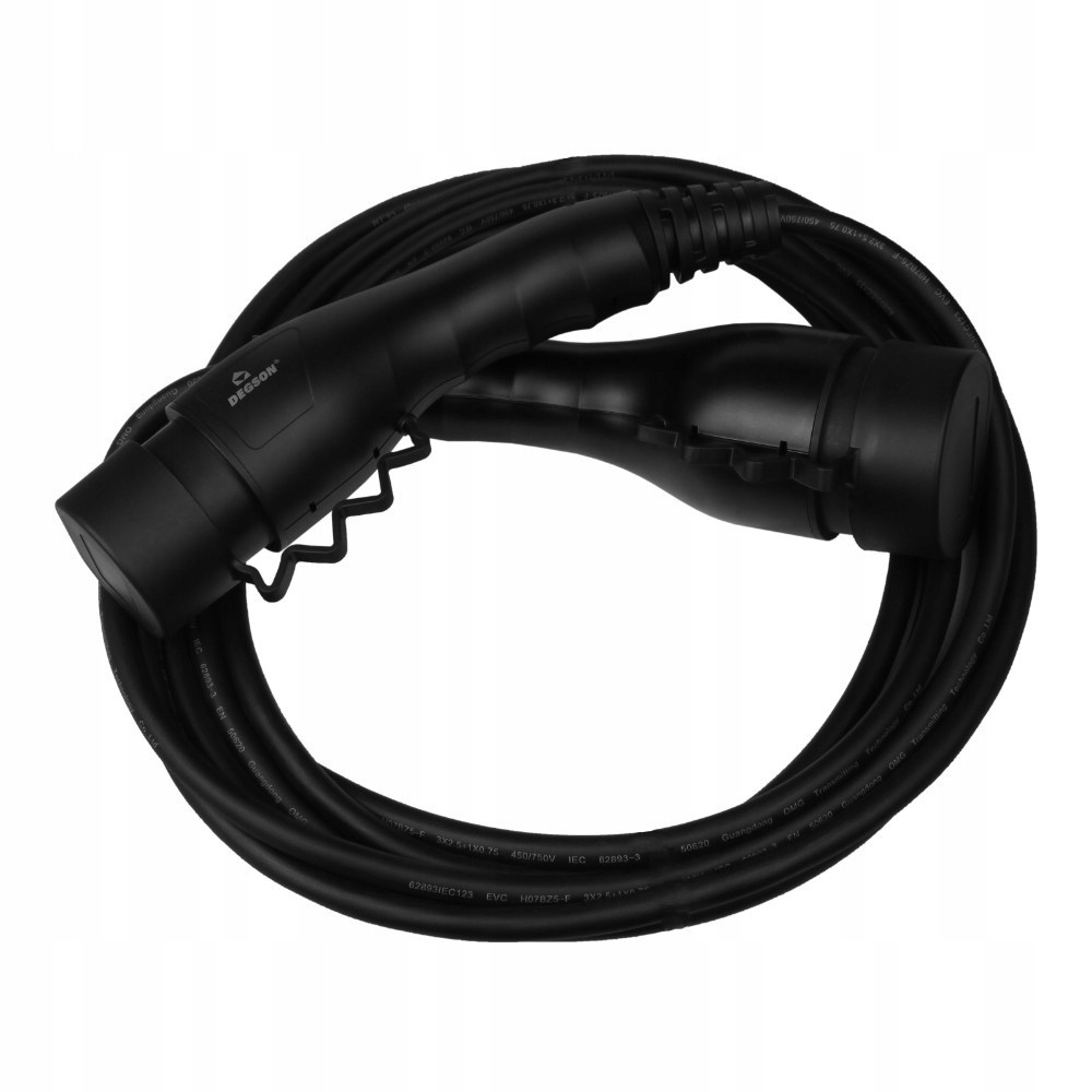 Nabíjecí Kabel Pro Elektromobily Ac 230V 16A 3.6KW 5 M Typ 2