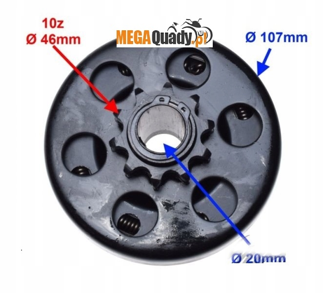 2333222 - ЦЕНТРИФУГАЛЬНАЯ МУФТА 10Z GX160 GX200 420H