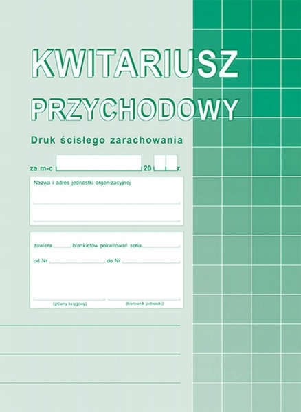 

Kwitariusz przychodowy A5/60k (400-3)
