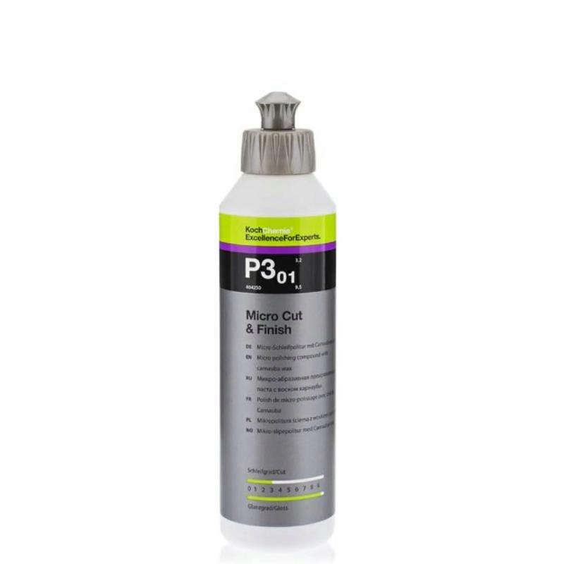 Koch Micro Cut Finish P3.01 250ml mikropolitura ścierna, usuwa hologram