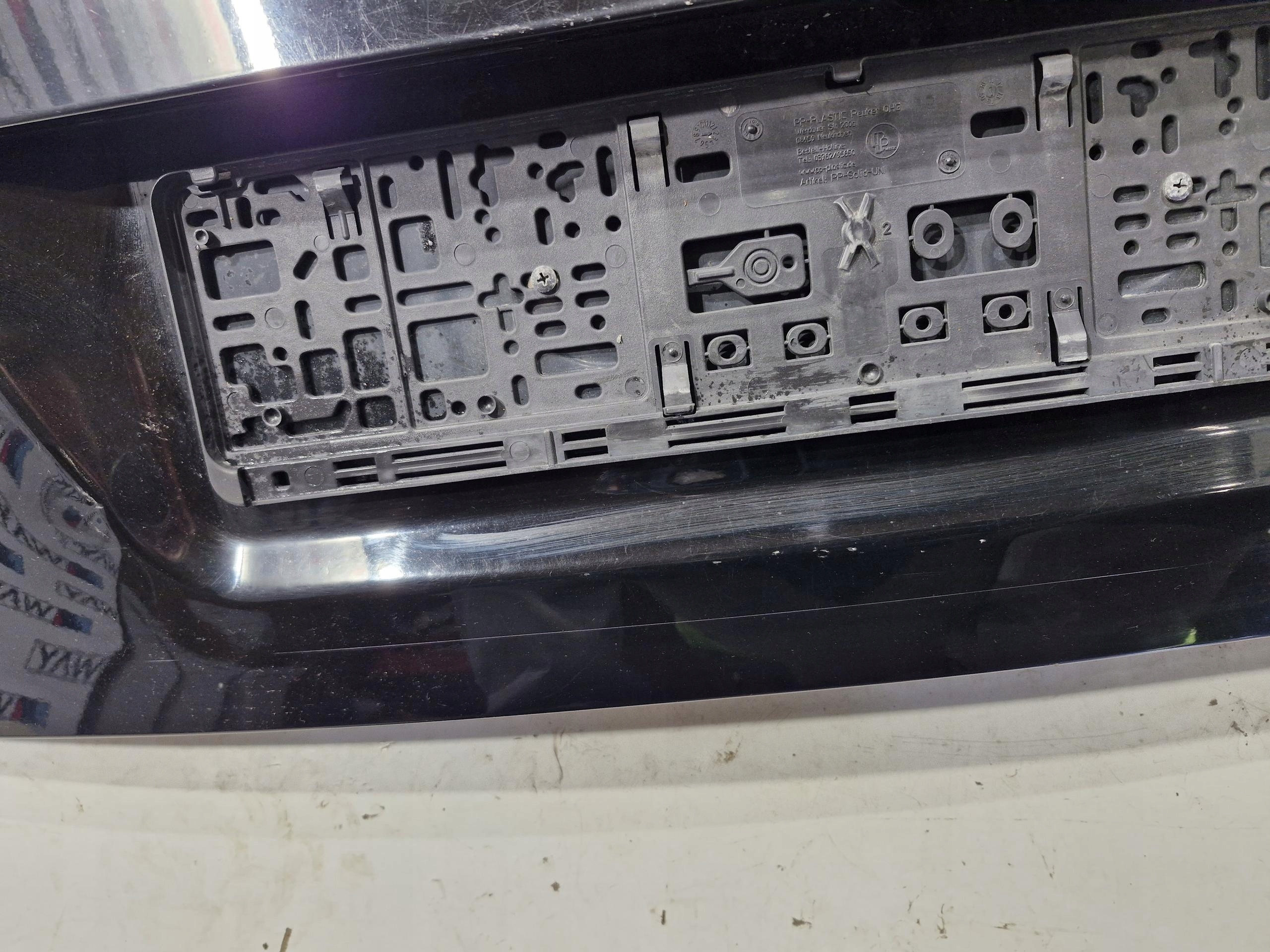 BMW E61 trunk door boot rear part rear 668 SCHWARZ II