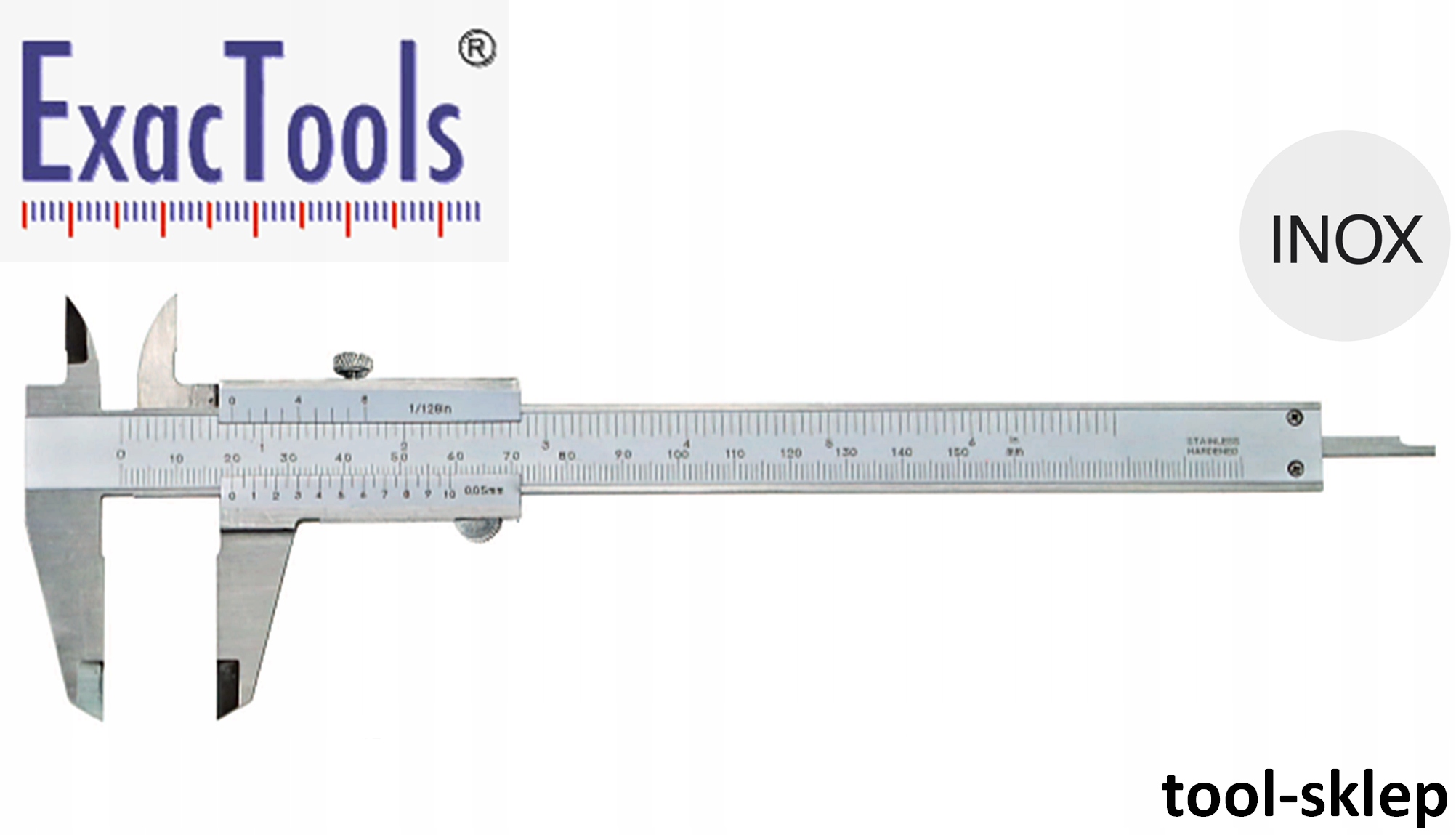 Suwmiarka 200mm INOX 201.041 EXACTOOLS Marka Exact
