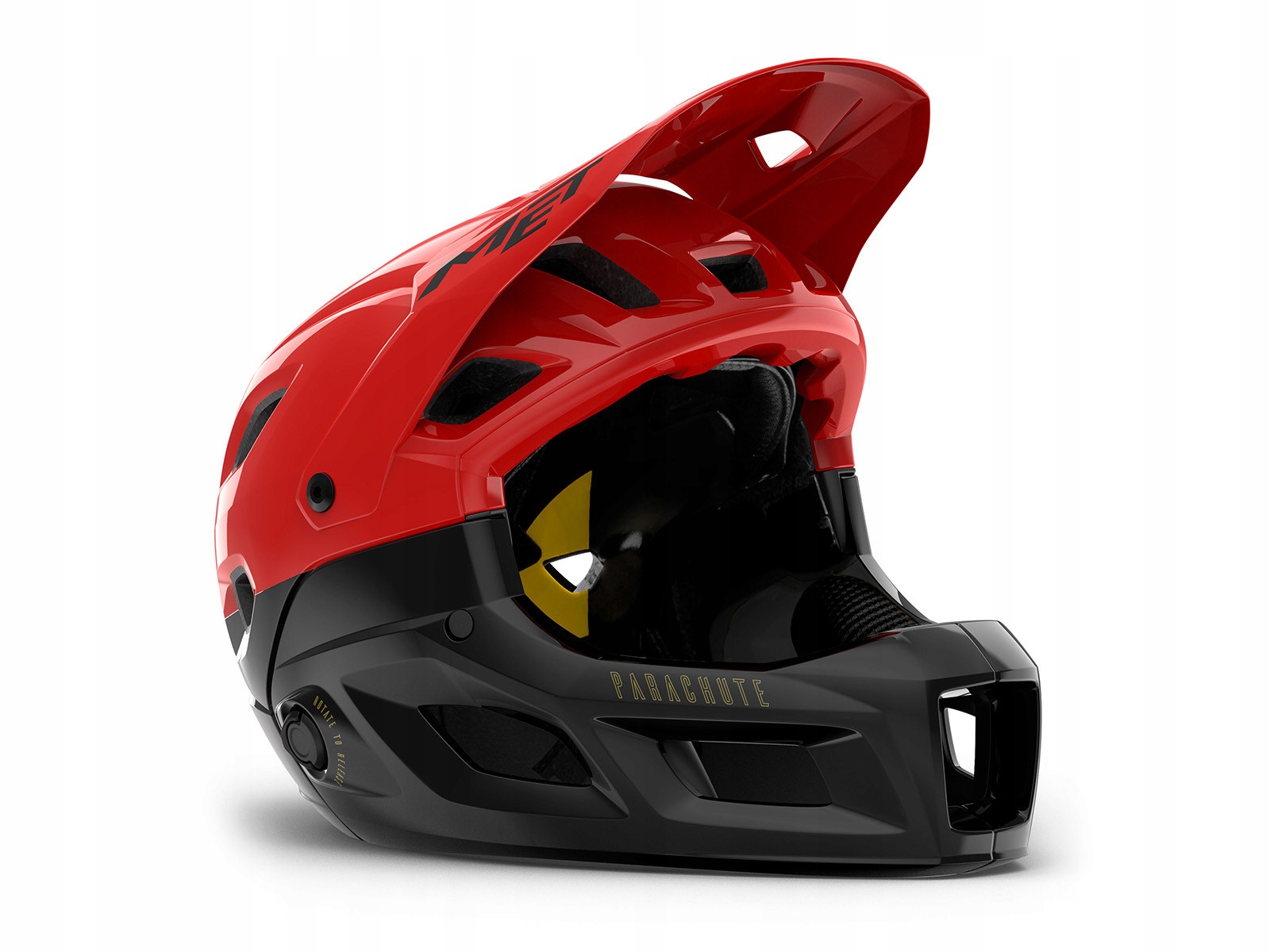 Helma Met Parachute Mcr Mips Small červeno-černá fusion red matt glossy