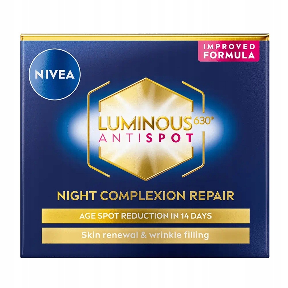 Nivea Luminous630 noční regenerační krém proti pigmentovým skvrnám proti pigmentovým skvrnám