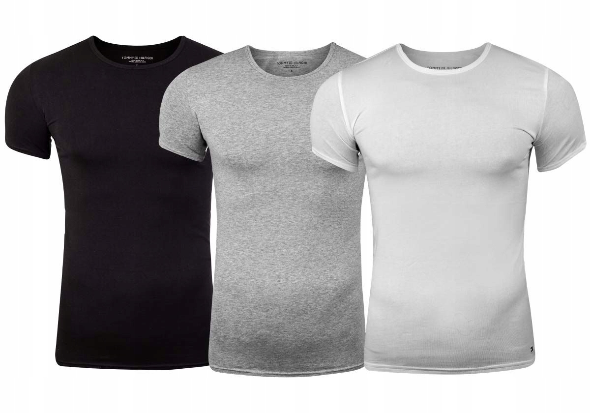 

Tommy Hilfiger 3 Pary Koszulka Męska T-shirt R:m