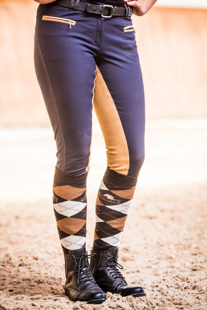 SZTYBLETY DO JAZDY KONNEJ SZNUROWANE SKÓRA 42 Model Professional