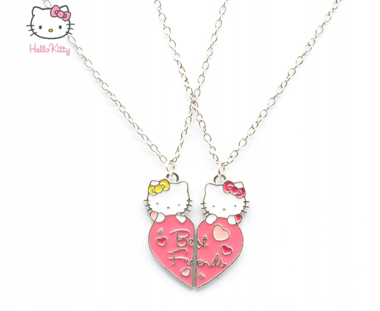 Naszyjnik Hello Kitty dla przyjaciół par BFF Y2K
