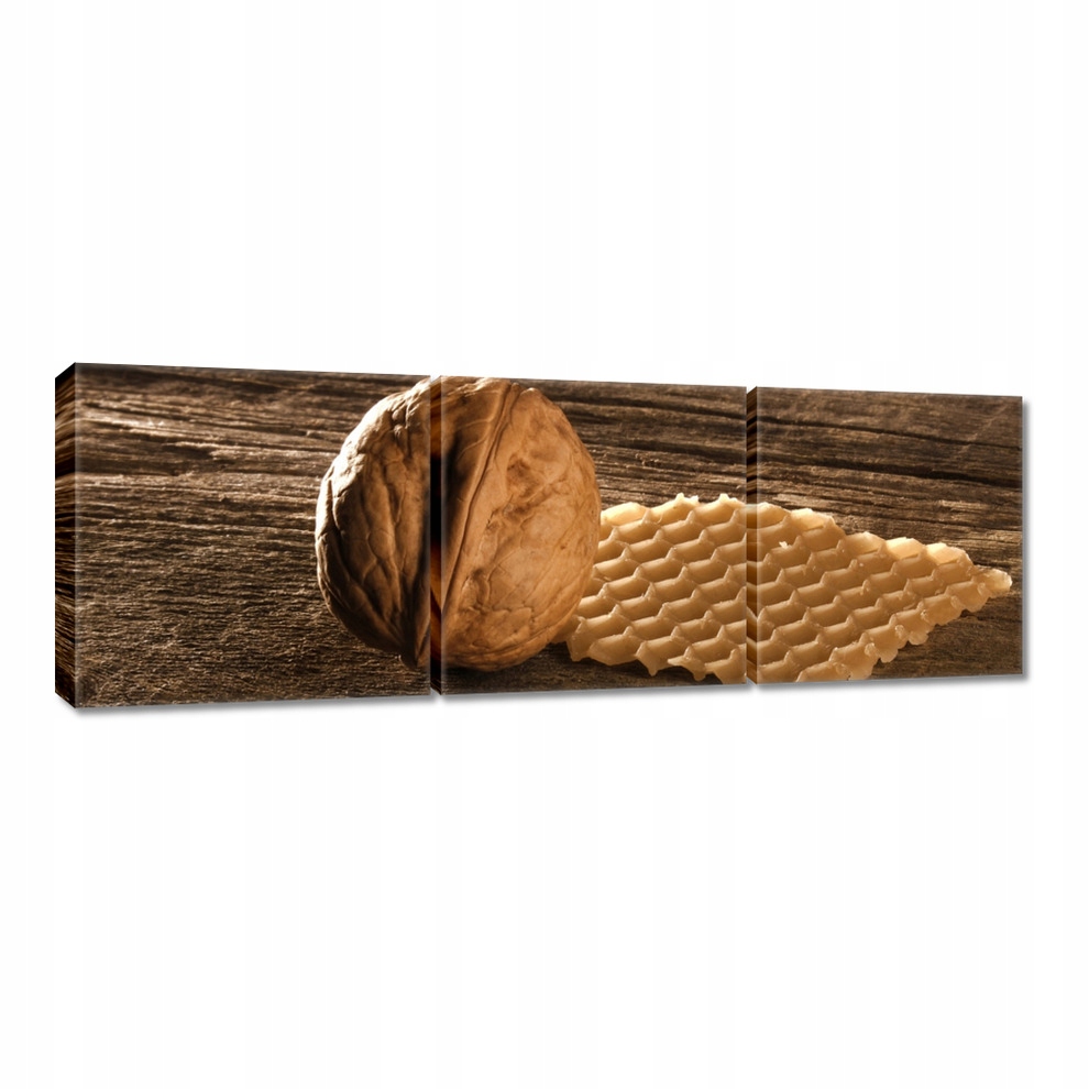 

Obrazy 60x20 Wafel z orzechem