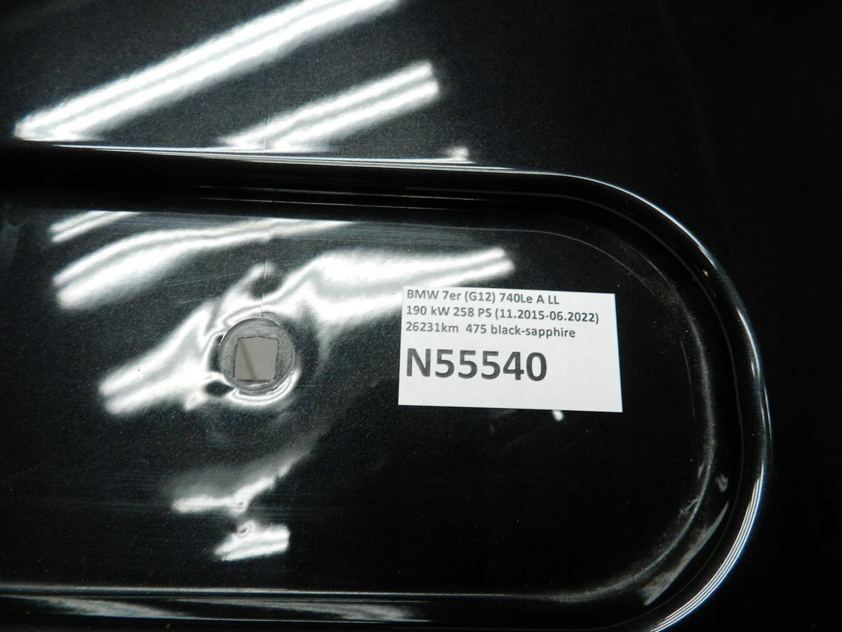 BMW 7 G12 cap bonnet rear part 7379945