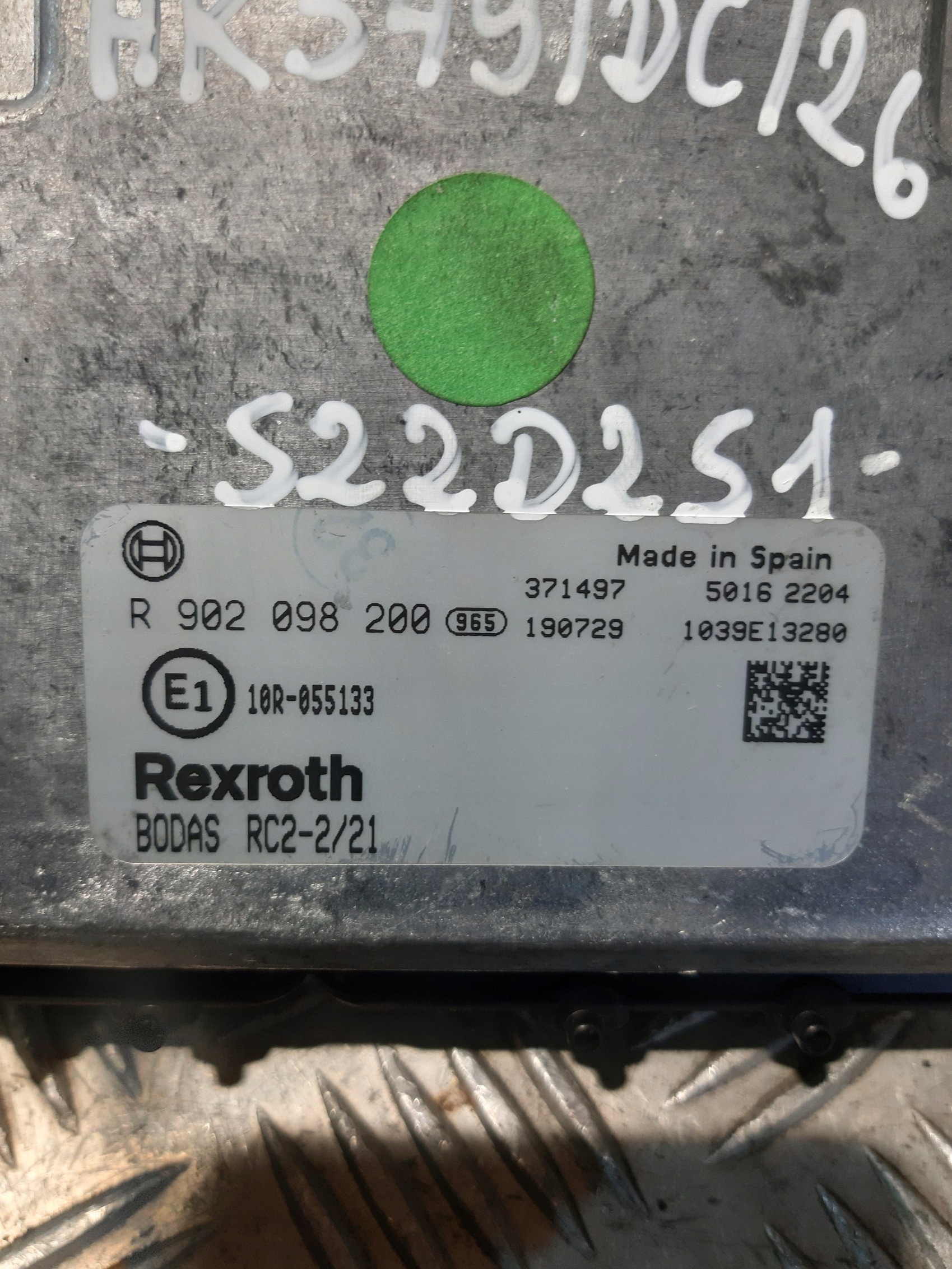 bedienteil modul REXROTH R902098200 BODAS RC2-2/21
