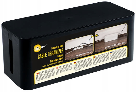 

Pojemnik organizer na kable przewody listwy 320mm