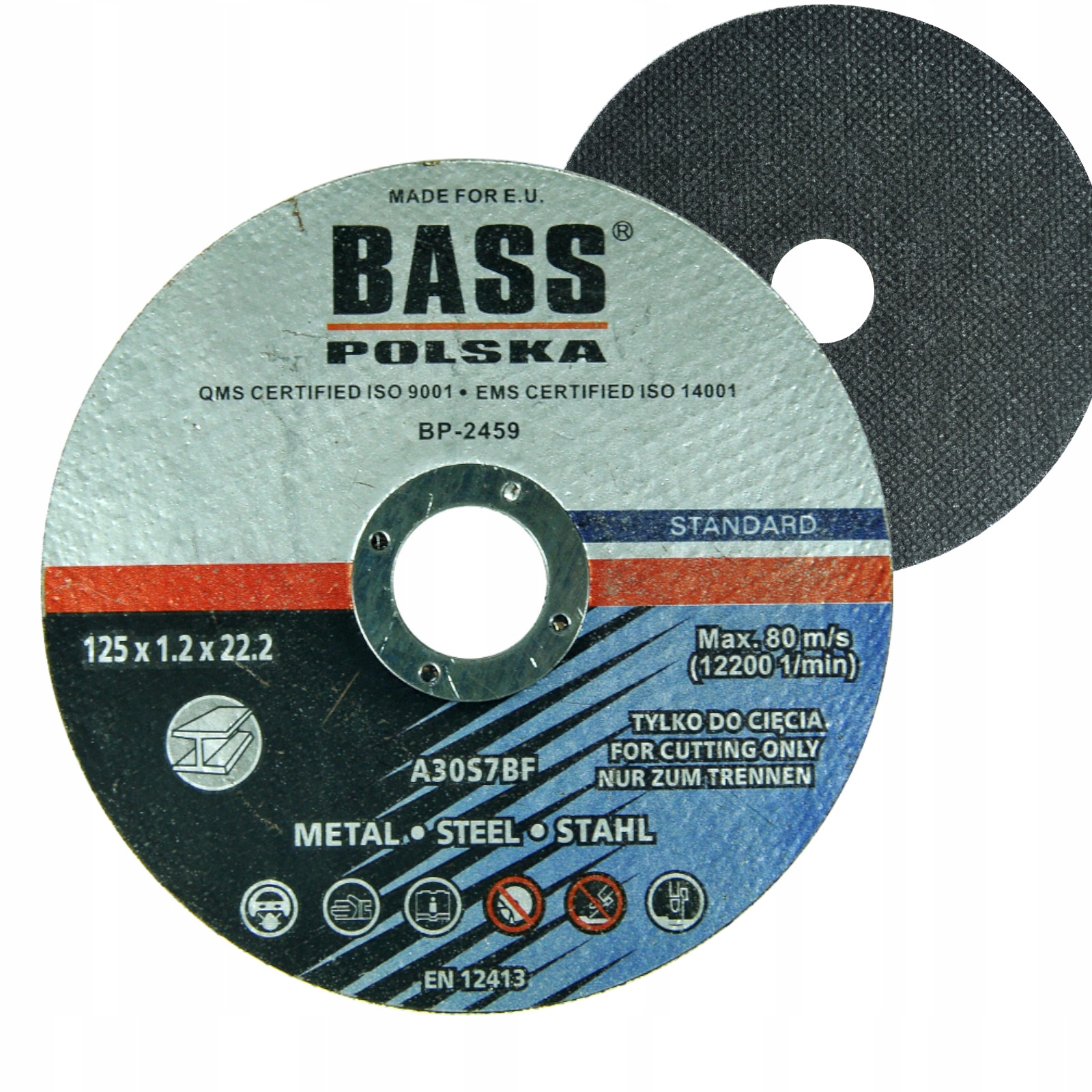 

Bass Polska Tarcza Do Metalu 125mm x1,2mm x22,2mm