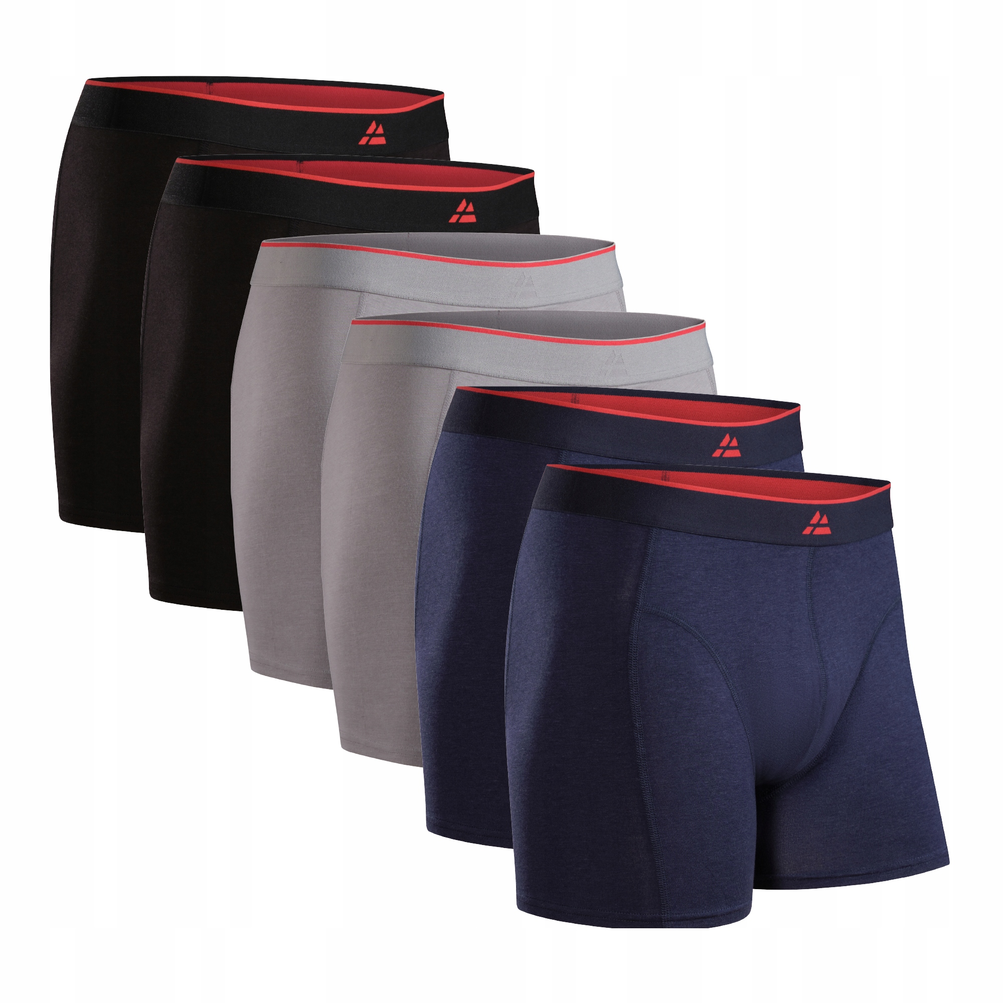 Bokserki męskie bambusowe majtki 6-pak oddychające Danish Endurance L