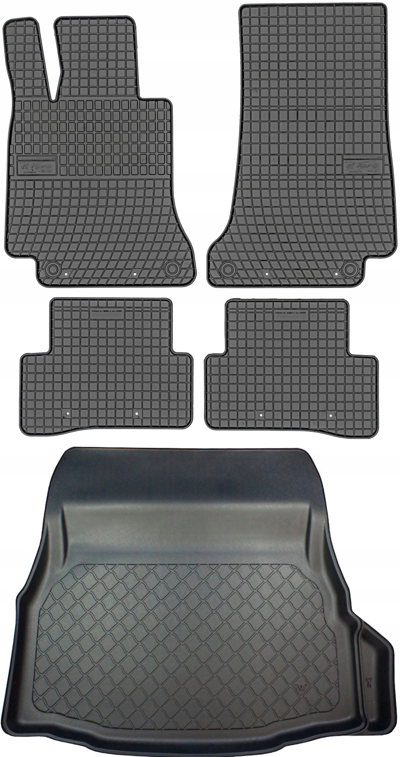 Mercedes C-Klasa W205 Cp 2016-2021 Koberce s rohožou