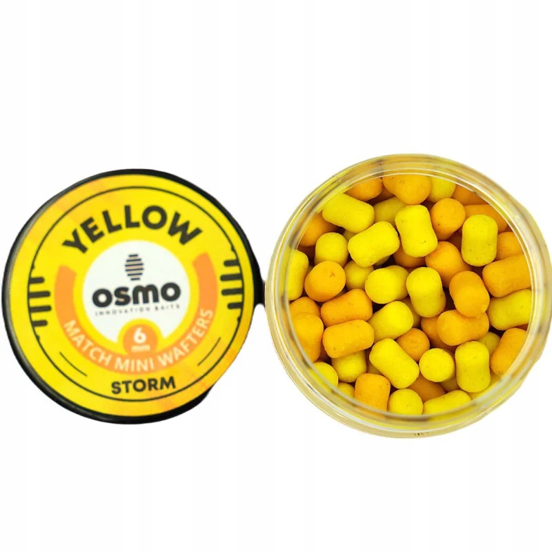Przynęta Osmo Mini Wafters YELLOW STORM 6/9mm Method Feeder Marka OSMO