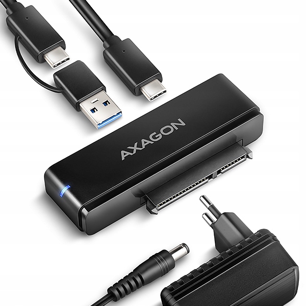 Adaptér Axagon Adsa-fpx Usb-c na disk Sata 2,5'' 3,5''