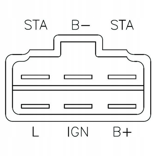 Regulator alternatora GH5530 dla Kubota Numer katalogowy części GH5530