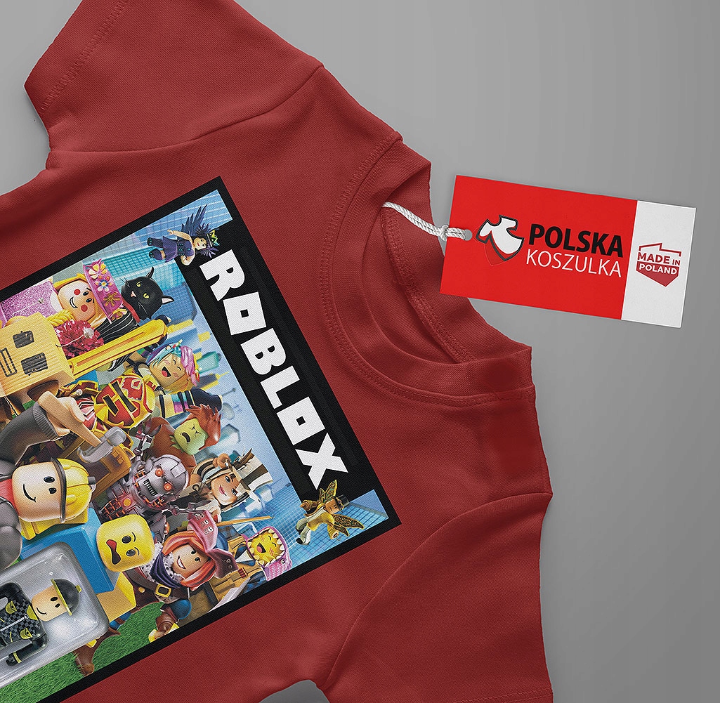 T-SHIRT KOSZULKA DLA DZIECKA ROBLOX 164 SUPER JAKOŚĆ Tematyka, motyw Bluzaka Z Krótkim Rękawem Na WF Sportowa Młodzieżowa Z Nadrukiem Wzory Dziecięca Dla Chłopaca Dziewczynki Prezent