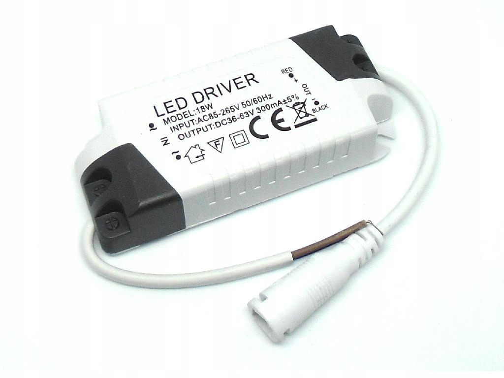 

Zasilacz Led Driver 15-18x1w 15-18w 300mA 36-63v