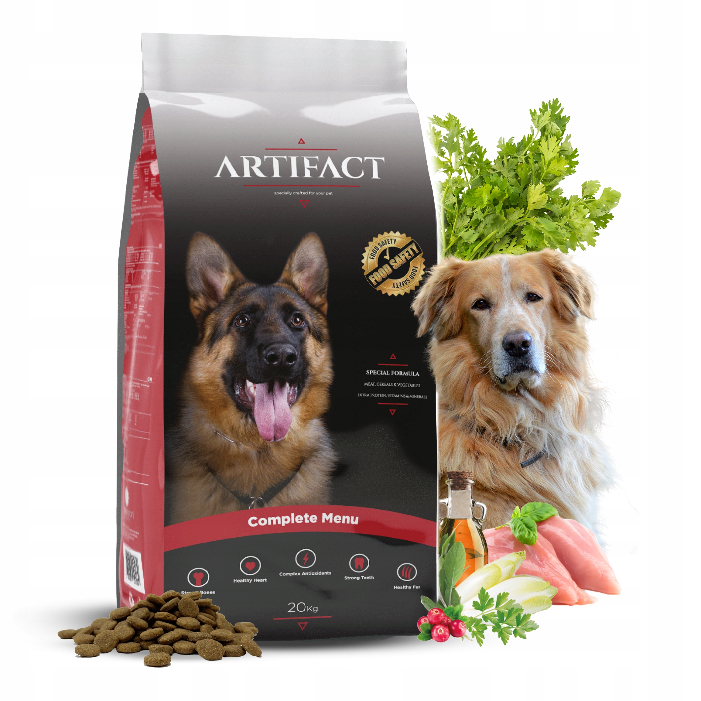 Artifact Complete Menu Dog Premium Food Safety sucha karma dla psa 20kg