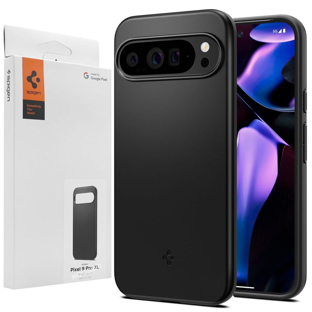 Etui Spigen Thin Fit Case Czarne Plecki Obudowa do Google Pixel 9 Pro XL
