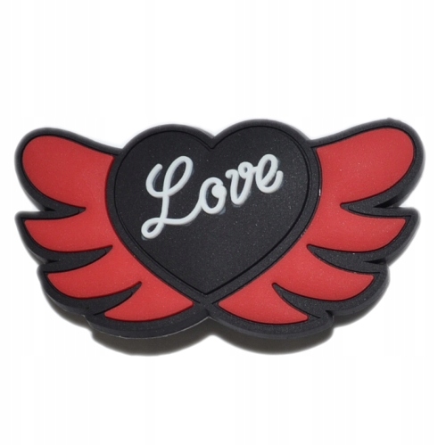 

Przypinka do butów Duża - Serce Love - XL71