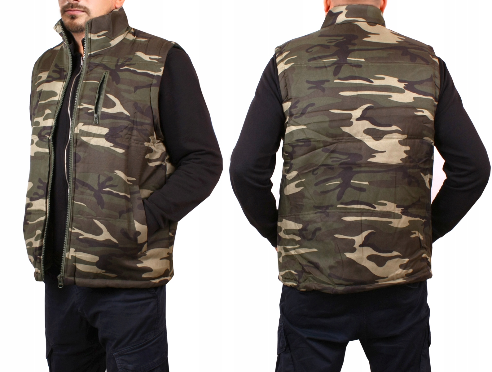 

Kurtka bezrękawnik Man Ciepły polar Moro 2XL/3XL